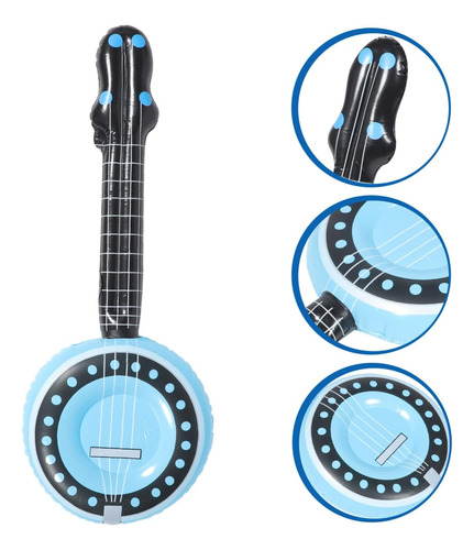 Instrumento Banjo Inflable Para Fiestas Cumpleaños Cotillón 