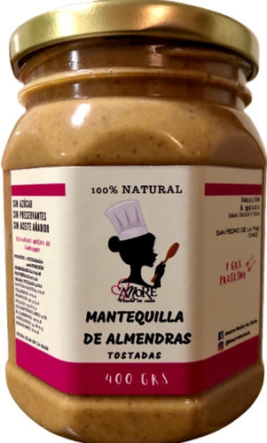 Mantequilla De Almendras Natural