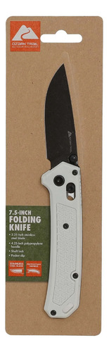 Navaja Cuchillo Ozark Trail 6974 Con Clip Beige