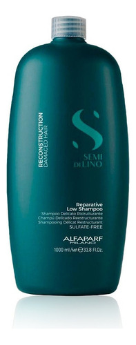 Shampoo Alfaparf Semi Di Lino Reparative en botella de 1000mL de 1200g por 1 unidad