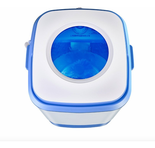 Lavadora Mini 6kg: Ropa Interior Y Zapatillas Azul