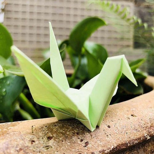 100 Grua Origami Arco Iris Prefabricada 5.9 Pajaro Para