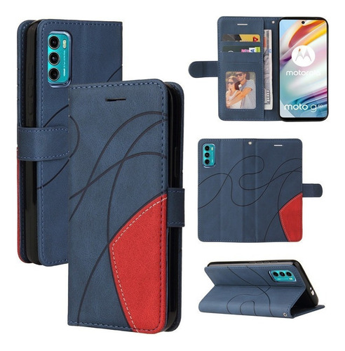 Funda Para Motorola Carcasa Celular De Cuero Tipo Cartera