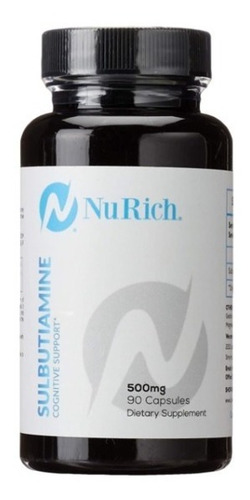 Sulbutiamina Nootropic 500 Mg 100 Capsulas Mejor Pre