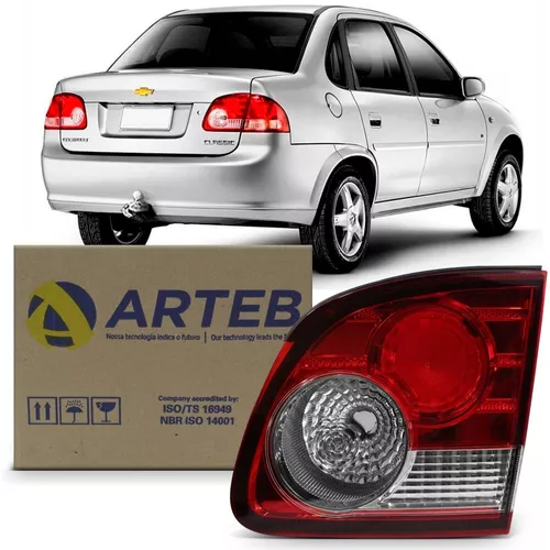 Lanterna Traseira Corsa/Classic Sedan Porta-Malas (2011/2015) - Original  ARTEB - RC&A Autopeças