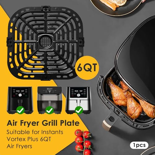 Reemplazo De Bandeja De Freidora De Aire De 6 Qt Para Instan