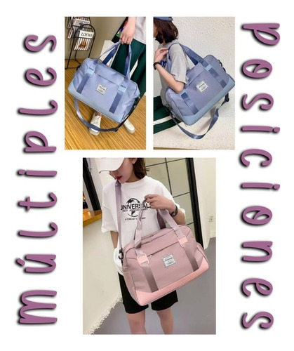 Maleta Deportiva Gym Viaje Morral Moda Y Calidad Tp Horz Bk Color Negro
