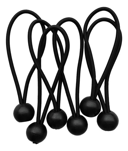2 Cuerda Elástica Para Toldo De Lona Negro 5 Pulgadas