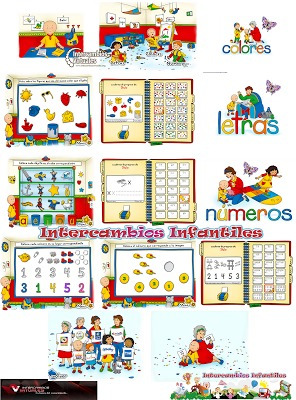 Educativo Caillou Letras, Números Y Colores (envío Digital)