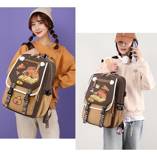 Mochila Capibara, Capybara-mochila Kawaii, Mochila Capibara