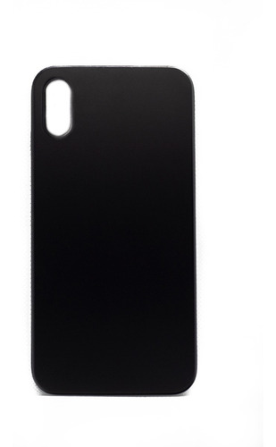 Carcasa Case De Madera Negra Barnizada Para iPhone X Xs