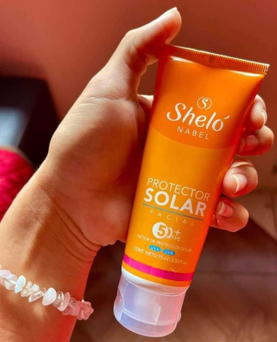 Protector Solar Sheló Nabel Crema Spf 50 2pz