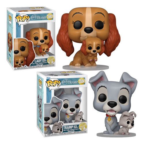 La Dama Y El Vagabundo - Lady And Tramp 2 Figuras Funko Pop