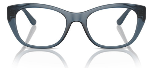 Óculos Feminino Azul Translúcido Vogue Vo5569 2764 - Acetato Cor Azul Translúcido/ Brilho
