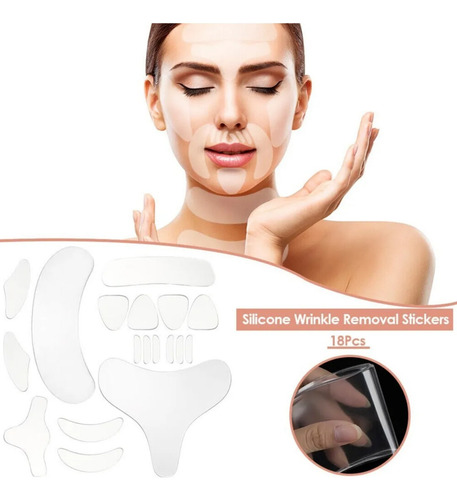 Parches Silicona Mascara Antiarrugas Para Estirar Piel