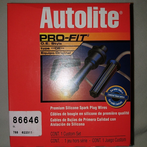 Cables De Bujia Chevrolet Vortec 262 305 350 6 Y 8 Cil