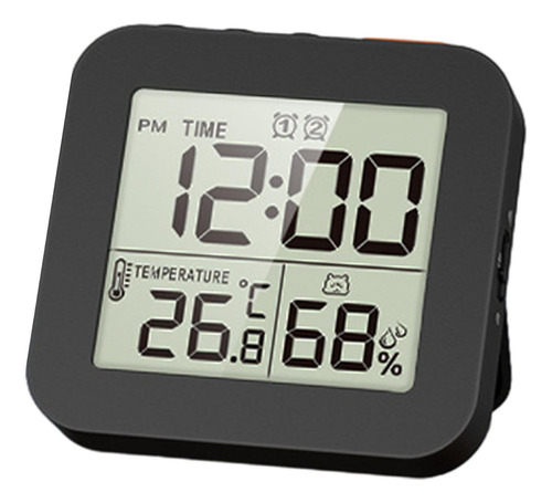 Reloj De Baño Digital Temporizador De Ducha Con Negro