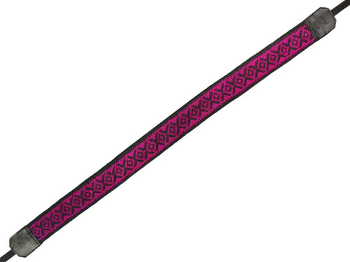 Correa Artesanal Para Cámara, Zavy, Kukulkan Color Fucsia