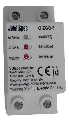 Wellspec 20a Protector De Voltaje Integra 220v-240v  50/60hz