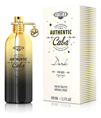 Perfume Cuba Authentic Dark Edt 100ml Para Hombre