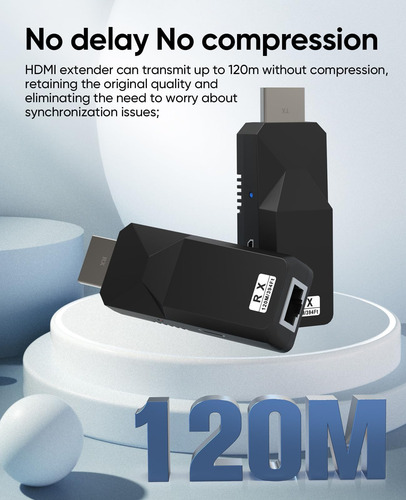 Extensor Hdmi Elalight Sobre Adaptador Extensor Hdmi Único A