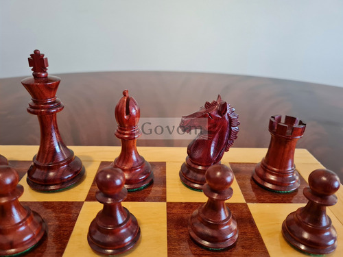 Ajedrez Piezas Madera Profesional Staunton Arabe Paduak