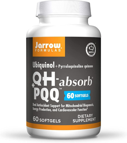  Jarrow Formulas | Ubiquinol | Qh-absorb + Pqq | 60 Softgels