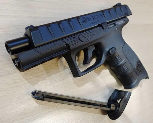 Pistola De Co2 Apx + 100 Bbs + 1 Balon De Co2 + Funda
