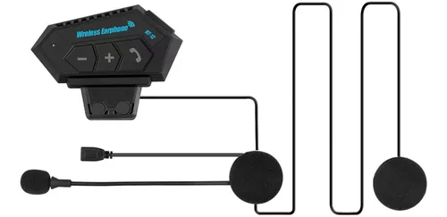 BETOWEY 2X BT S2 Intercomunicador Casco Moto Manos Libres Auriculares  Sistema de Comunicación por Bluetooth para Motocicletas (Paquete 2,  Micrófono Duro) : : Electrónica