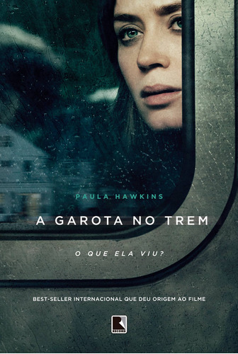 A garota no trem (Capa do filme), de Hawkins, Paula. Editora Record Ltda., capa mole em português, 2016