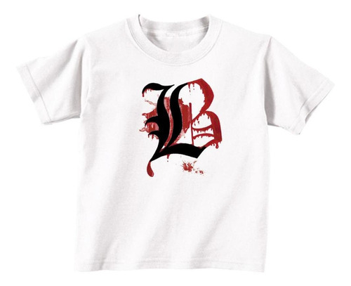 Remeras Infantiles Death Note Anime |de Hoy No Pasa| 3 S