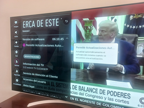 Lcd 65 Lg Oled65b7p+mesa De Madera V Devoto No Envio (Usado)