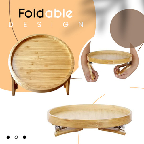 Mesa De Sofá Portátil Con Soporte De Clip