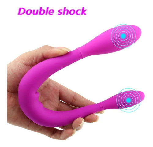 Vibrador Doble Inalambrico Recargable Varita Potente Placer