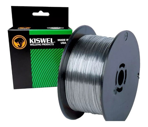 Alambre Mig P/ Soldar Sin Gas Flux 0,8mm Rollo 0,9kg Kiswel