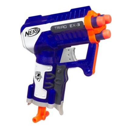 Lançador Nerf N-strike Elite Triad Pistola Original Hasbro