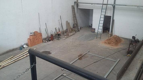 Galpão Para Alugar, 460 M² Por R$ 6.000,00/mês - Vila Sacadura Cabral - Santo André/sp - Ga0489