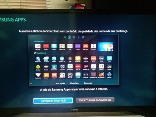 Imagem 2 de 7 de Tv De Led 32 Polegadas Smart Com Wi-fi Sansung