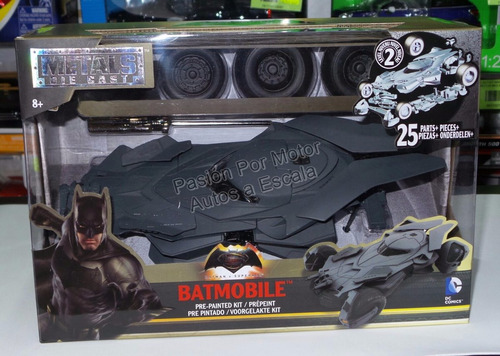 Batimovil Batman Vs Superman P Armar Metal Pasionpormotor