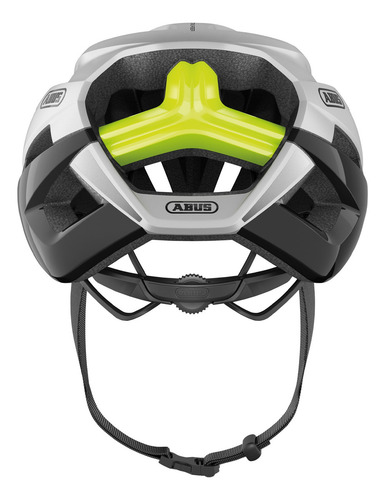 Casco Para Ciclismo Abus Stormchaser Color Gleam Silver Talla S 51-55 Cm