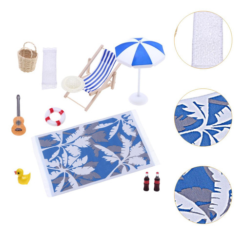 Beach Miniature Dollhouse Decoration Silla Toyes En