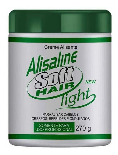 Softhair Alisaline Relax Creme Alisante Lighf Verde 270g