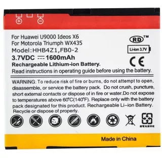 Bateria Huawei Hhb4z1 Fb0-2 Ascend X X6 U9000 Pronta Entrega