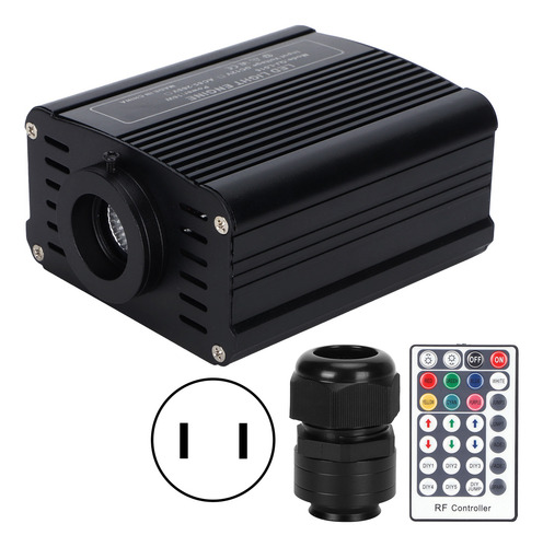 Kit De Motor De Fibra Óptica Led Rgbw Driver 16w Para Teto