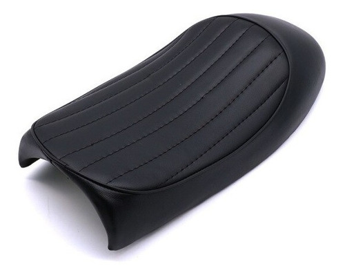 Asiento Moto Negro Chopper Cafe Racer Custom  Lineas Colin