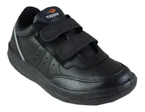 Comprar Zapatillas Topper Forcer Velcro Para Niños De Cuero Vacuno.