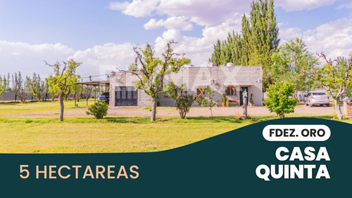 Casa Quinta 5 Hectareas En Venta - Fernández Oro