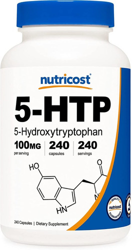 Nutricost 5-htp 100mg, 240 Cápsulas Vegetarianas Original!