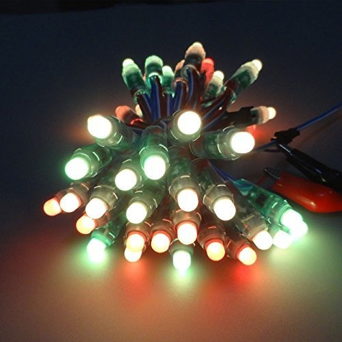 Ws2811 Pixel Led String Lights Dc 12v Impermeable 50pcs...