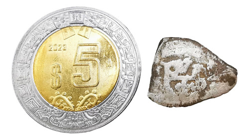 Moneda 1/2 Real Macuquina Plata 1700 - 1746 Colonial